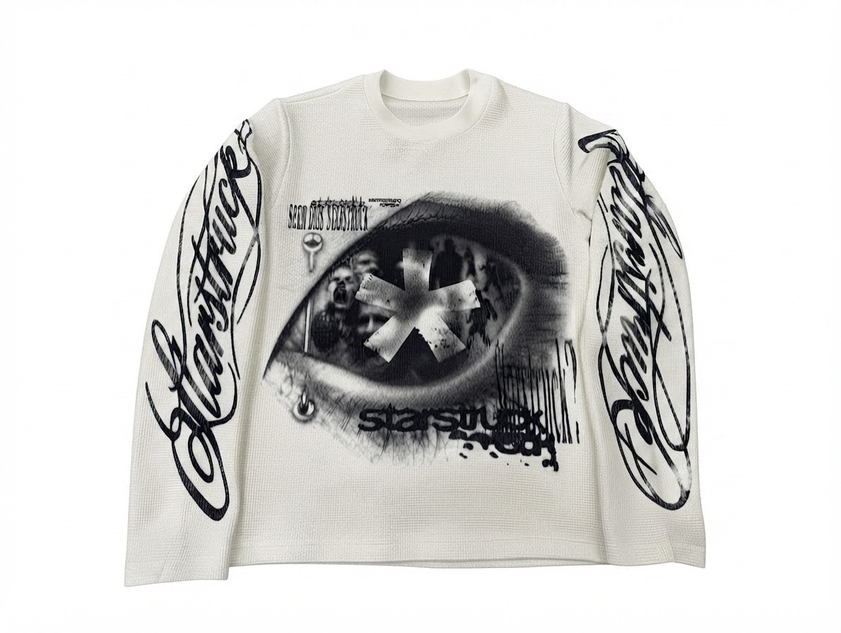 White Fallen Star Thermal Long Sleeve