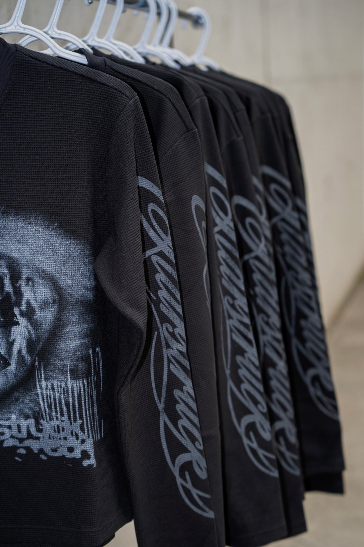 "Fallen Star" Thermal Long sleeve Black