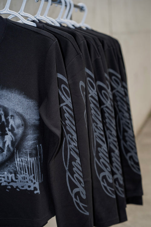 "Fallen Star" Thermal Long sleeve Black